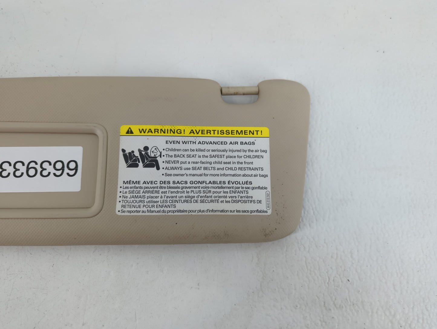 2011 Audi Q5 Sun Visor Shade Replacement Driver Left Mirror Fits Fits 2009 2010 2012 OEM Used Auto Parts - Oemusedautoparts1