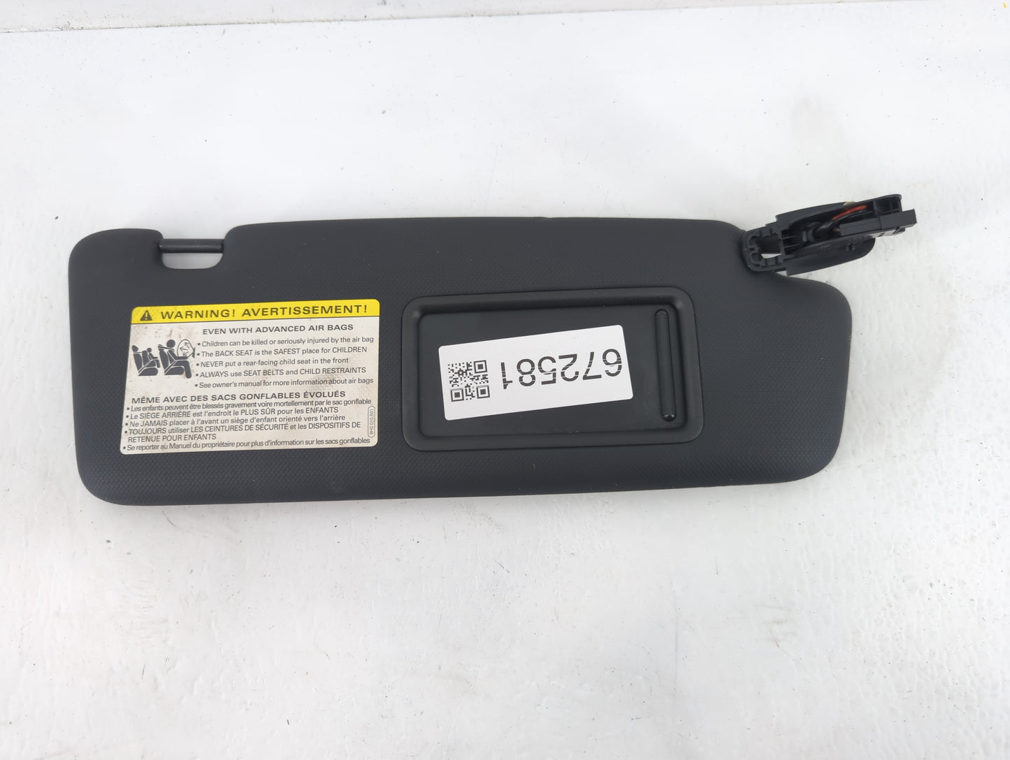2011 Audi Q5 Sun Visor Shade Replacement Passenger Right Mirror Fits Fits 2009 2010 2012 OEM Used Auto Parts - Oemusedautopa