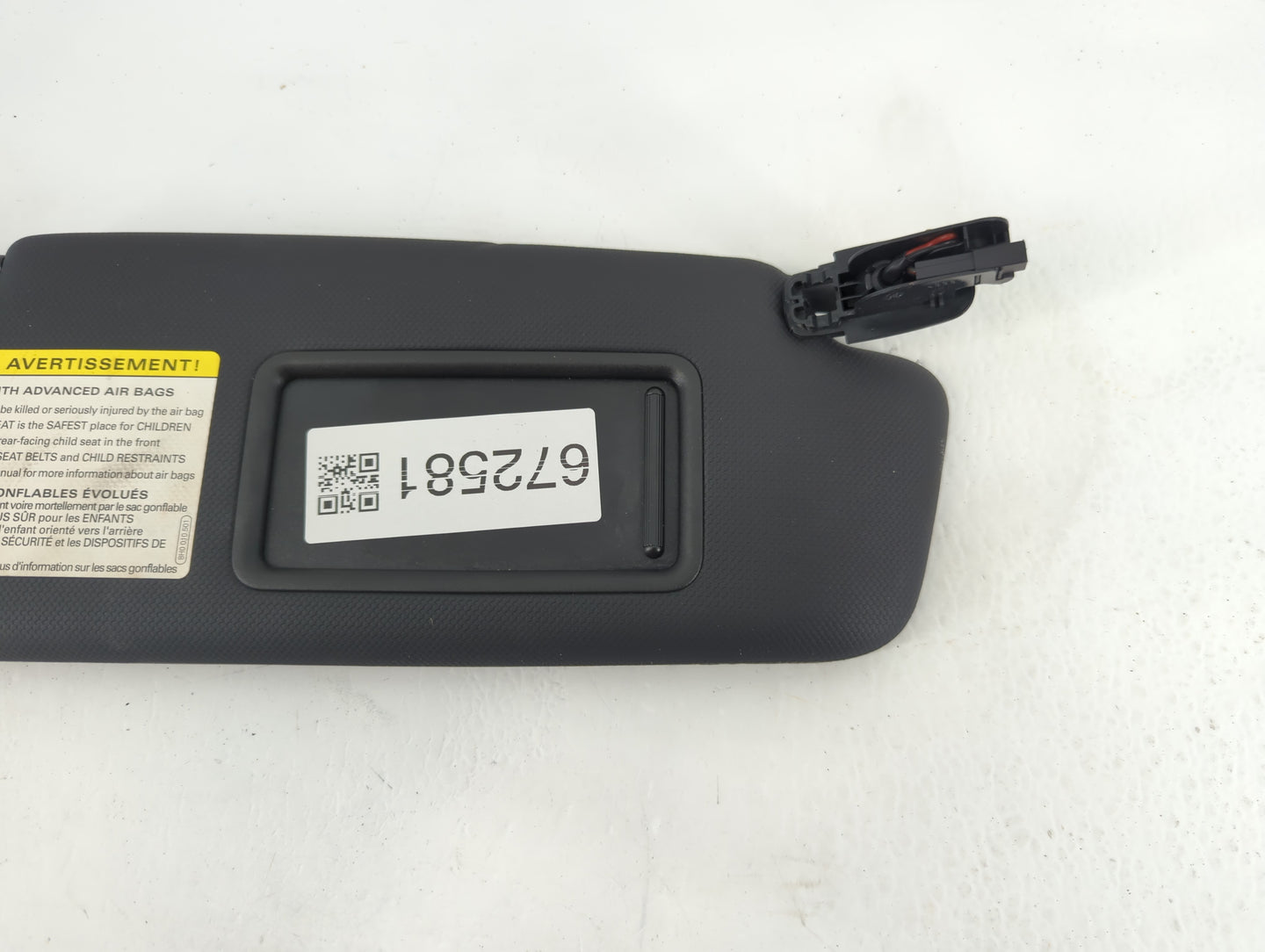 2011 Audi Q5 Sun Visor Shade Replacement Passenger Right Mirror Fits Fits 2009 2010 2012 OEM Used Auto Parts - Oemusedautopa