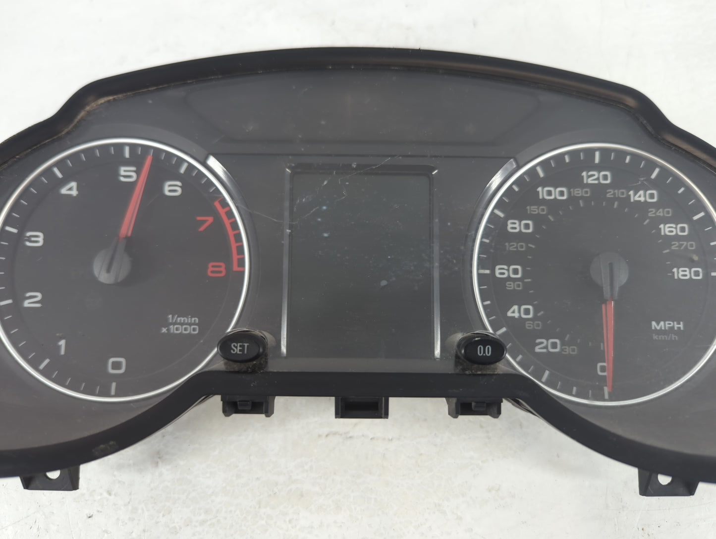 2011-2012 Audi Q5 Instrument Cluster Speedometer Gauges P/N:8R0 920 950 K Fits Fits 2011 2012 OEM Used Auto Parts - Oemuseda
