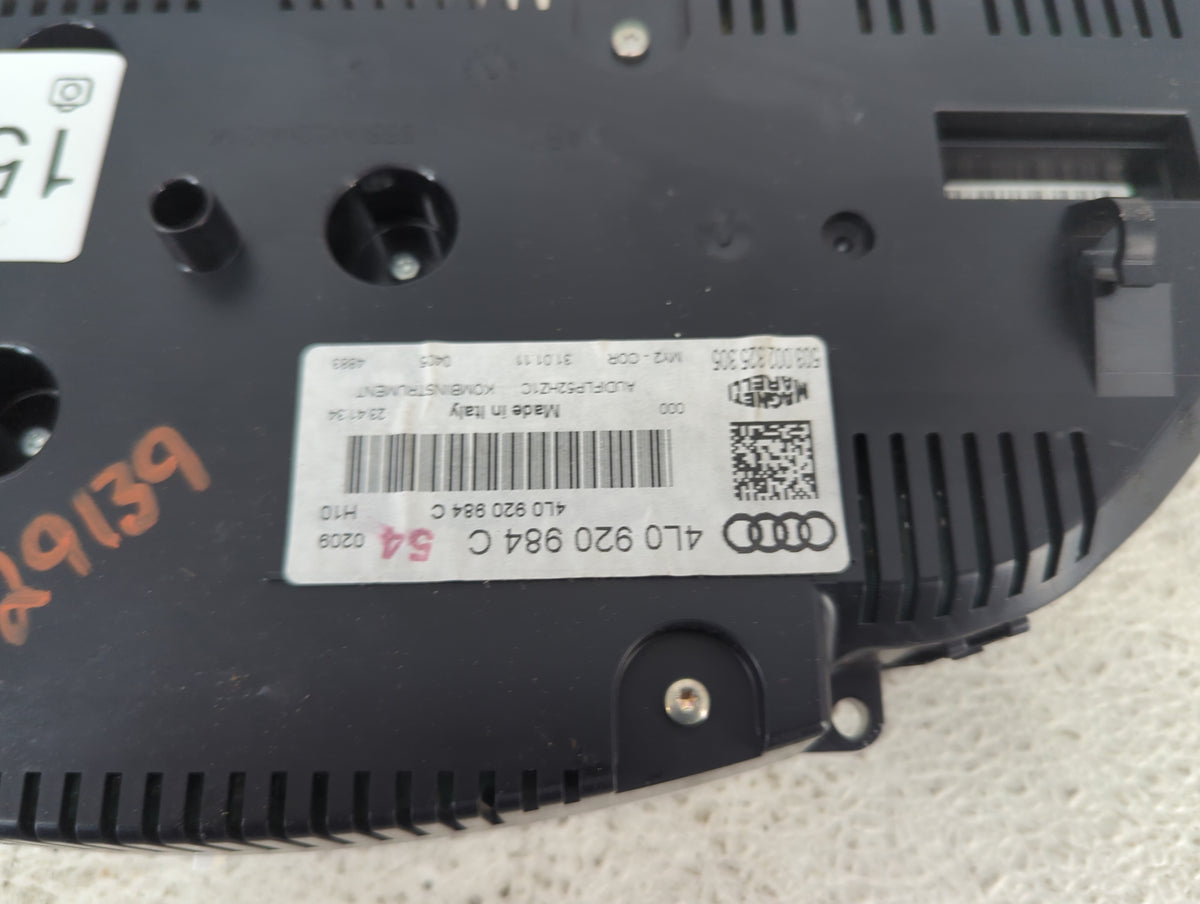 2011 Audi Q7 Instrument Cluster Speedometer Gauges P/N:4L0920984C 503000825306 Miles: Fits OEM Used Auto Parts - Oemusedauto