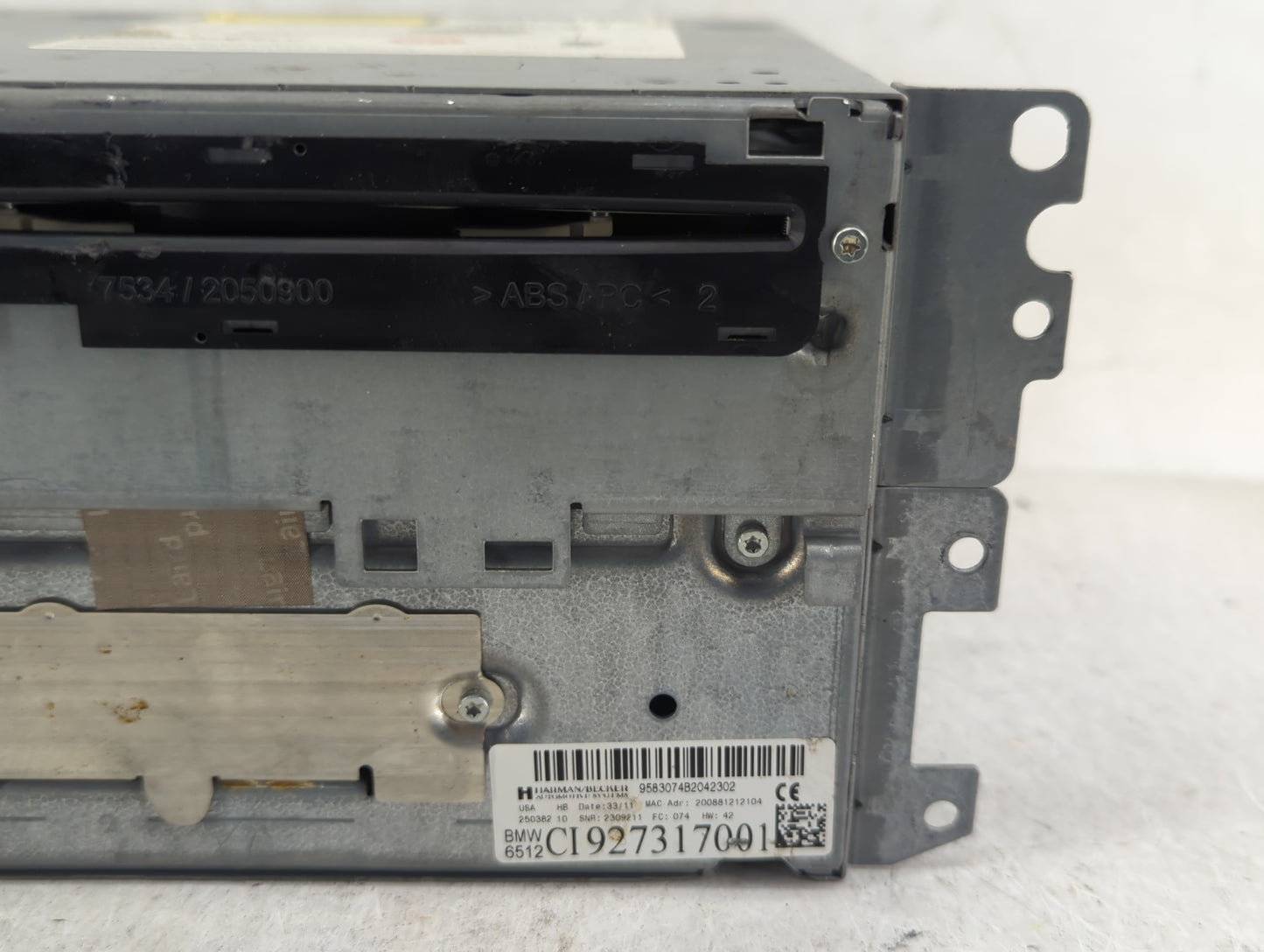 2011 Bmw 128i Radio AM FM Cd Player Receiver Replacement P/N:927317001 Fits OEM Used Auto Parts - Oemusedautoparts1.com
