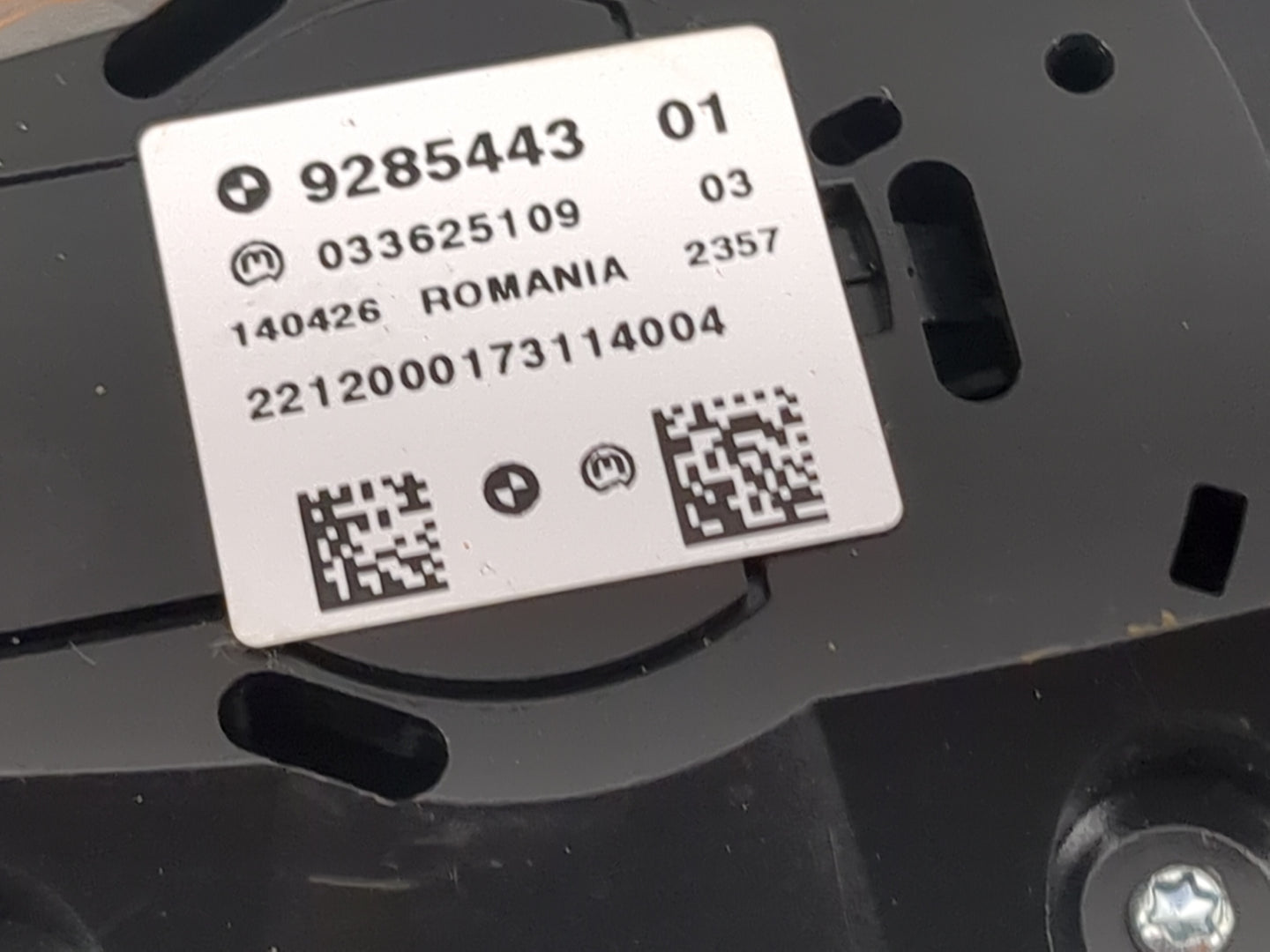 2011 Bmw 135i Radio Control Panel - Oemusedautoparts1.com