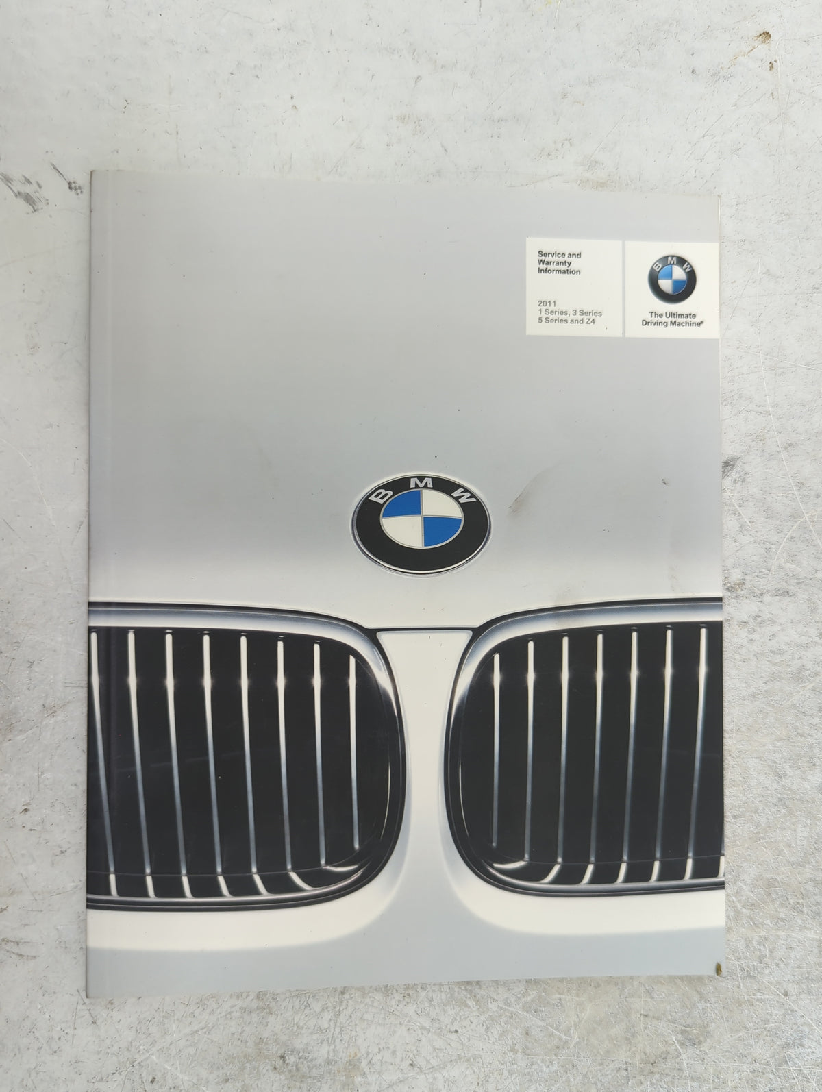 2011 Bmw 3-Series Owners Manual Book Guide P/N:01402606926 SD92-396 OEM Used Auto Parts - Oemusedautoparts1.com