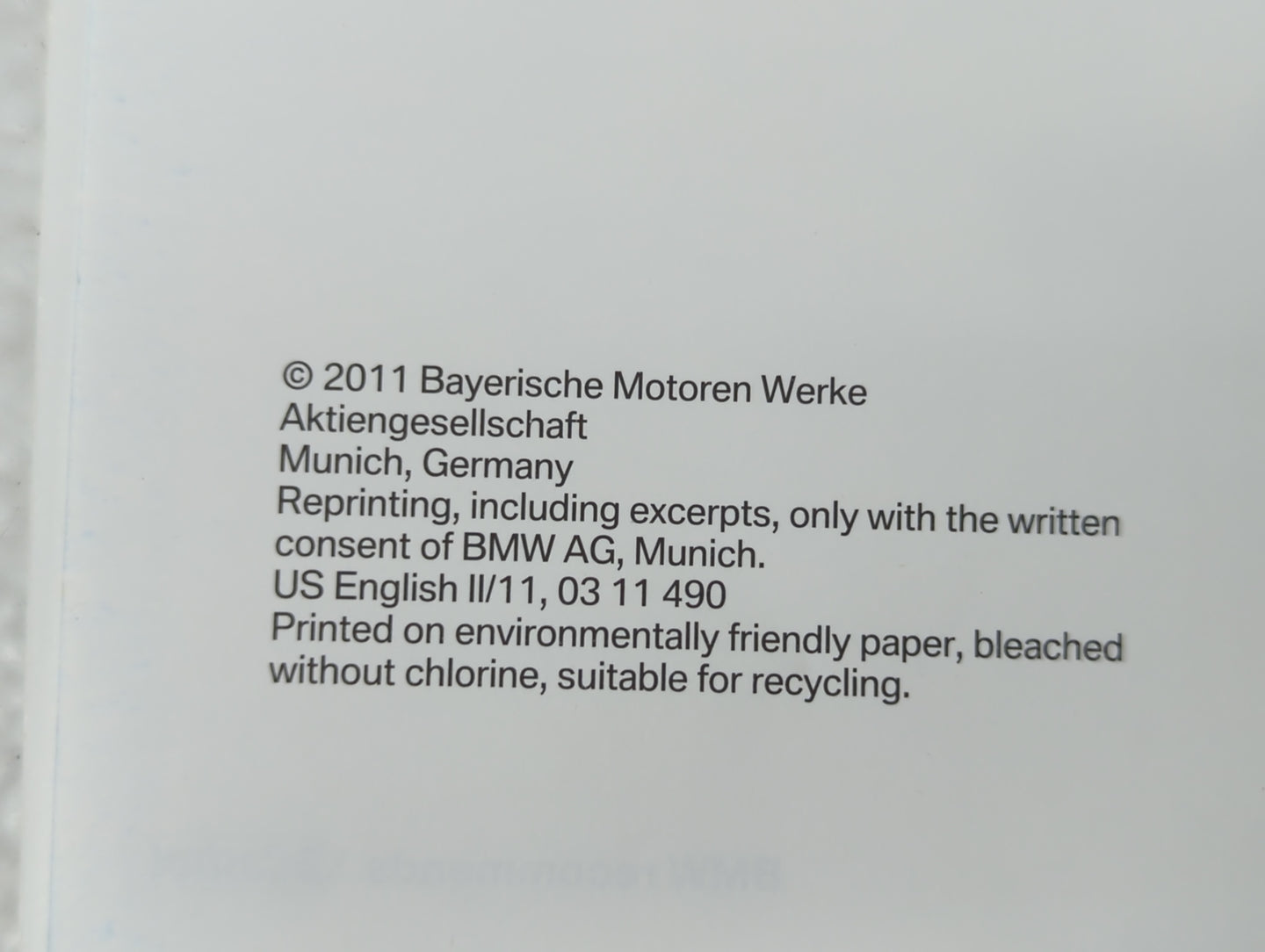 2011 Bmw 320i Owners Manual Book Guide OEM Used Auto Parts - Oemusedautoparts1.com