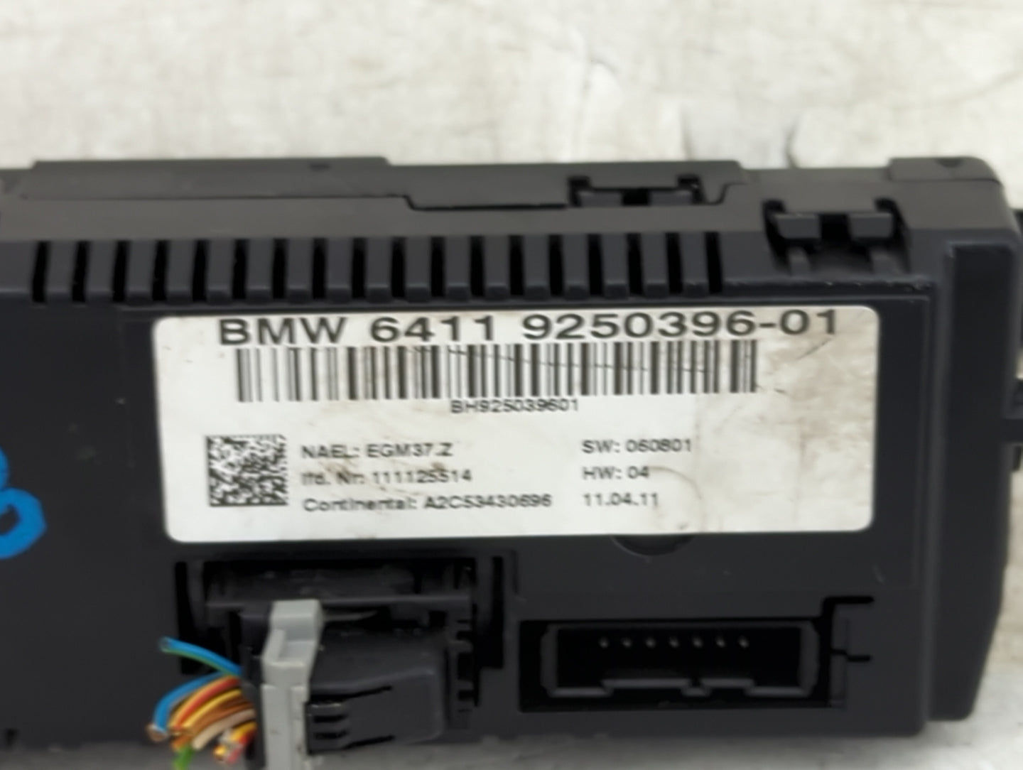 2011-2013 Bmw 328 Climate Control Module Temperature AC/Heater Replacement P/N:9250396-01 64119250396-01 Fits Fits 2011 2012