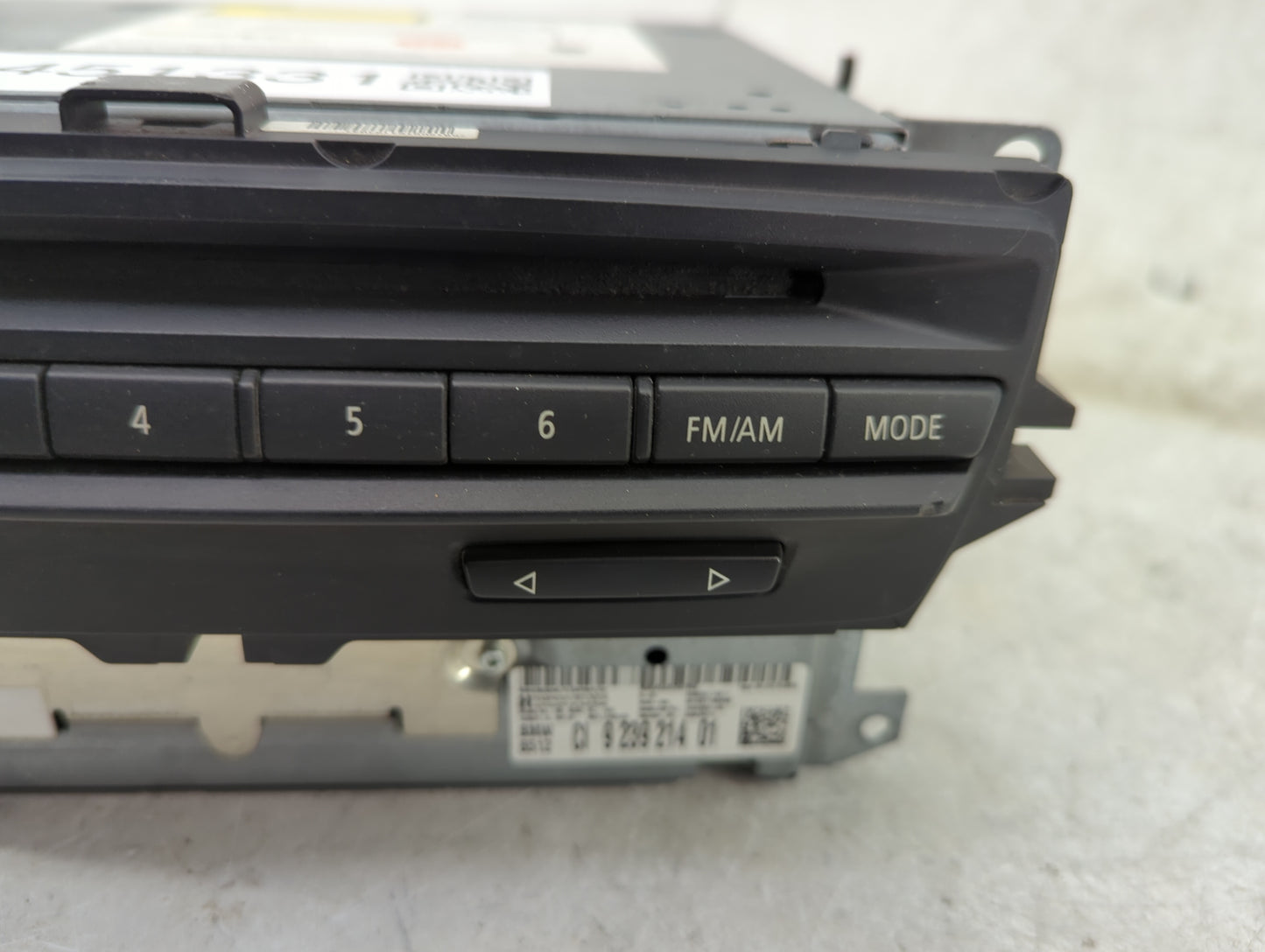 2011 Bmw 328 Radio AM FM Cd Player Receiver Replacement P/N:9239214 HB9583, CI923921401 Fits OEM Used Auto Parts - Oemusedau