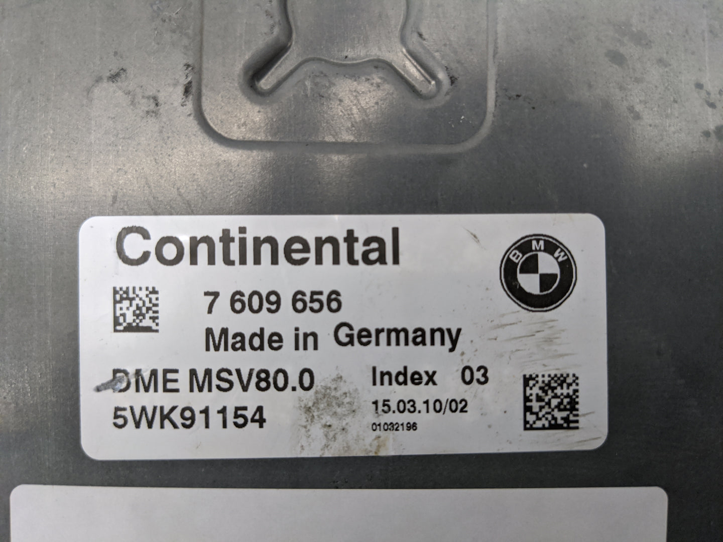 2011-2013 Bmw 328 PCM Engine Control Computer ECU ECM PCU OEM P/N:7609656 5WK91154, DME MSV80.0 Fits Fits 2010 2011 2012 201