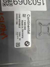 2011-2013 Bmw 328 PCM Engine Control Computer ECU ECM PCU OEM P/N:7609656 DME MSV80.0, 5WK91154 Fits Fits 2010 2011 2012 201