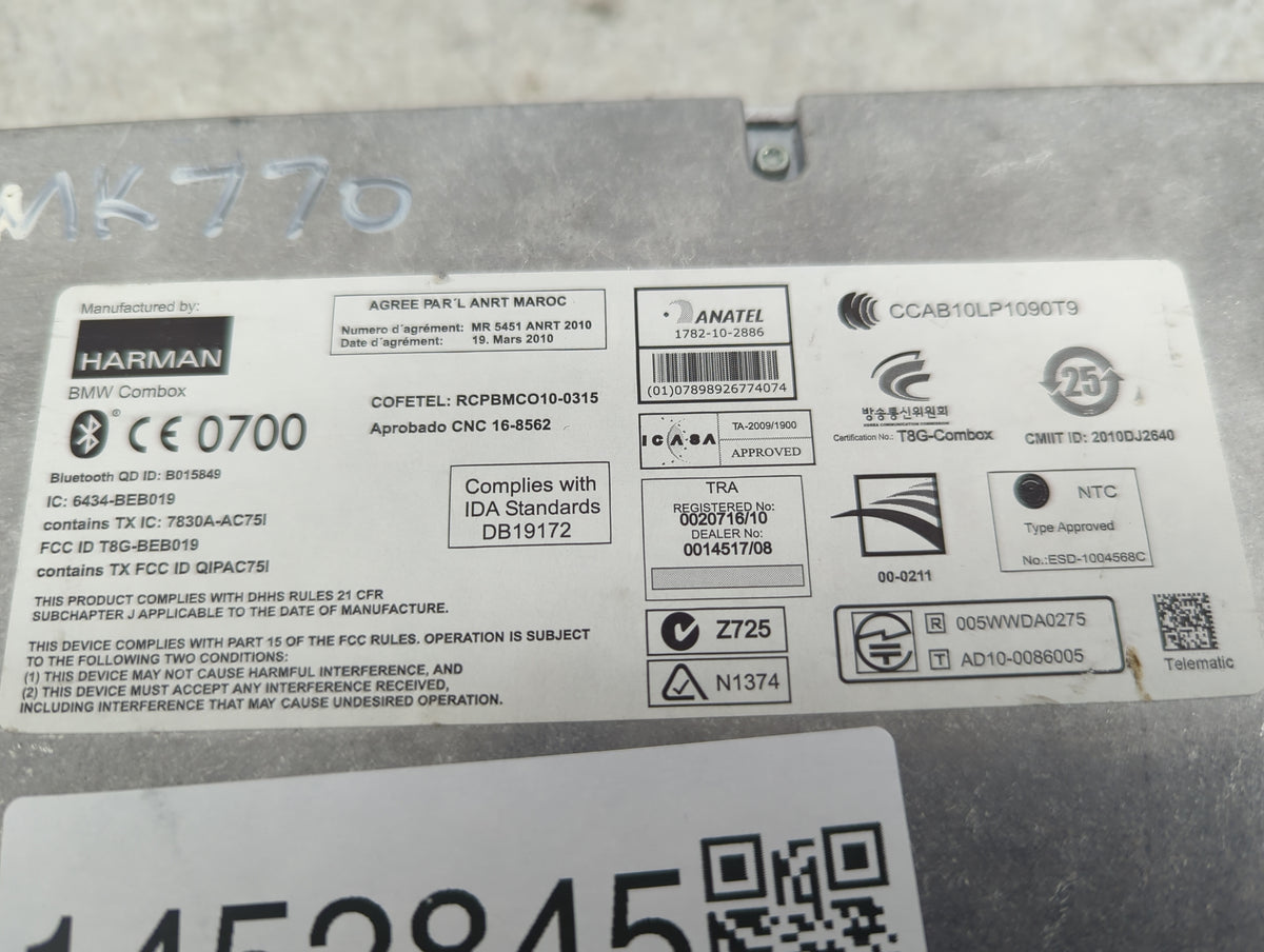 2007-2011 Bmw 328i Telematics Control Module - Oemusedautoparts1.com