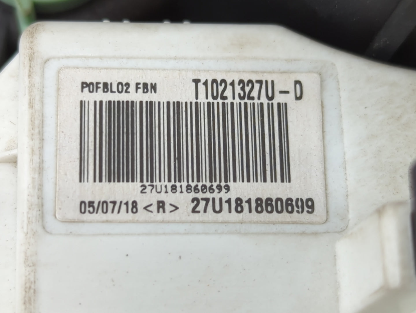 2007-2013 Bmw 328i Heater AC Blower Motor P/N:T1021327U-D Fits OEM Used Auto Parts - Oemusedautoparts1.com