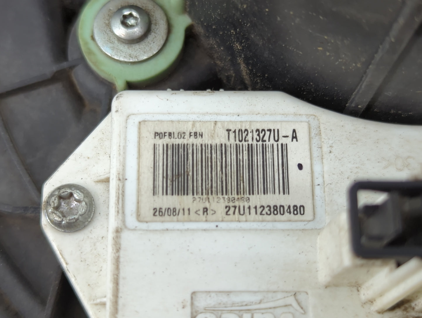 2007-2013 Bmw 328i Heater AC Blower Motor P/N:T1021327U-A P0F8L02F8N Fits OEM Used Auto Parts - Oemusedautoparts1.com
