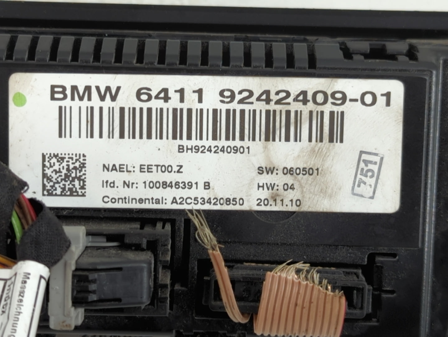 2011 Bmw 328xi Climate Control Module Temperature AC/Heater Replacement P/N:6411 9242409-01 Fits Fits 2010 2012 2013 2014 20