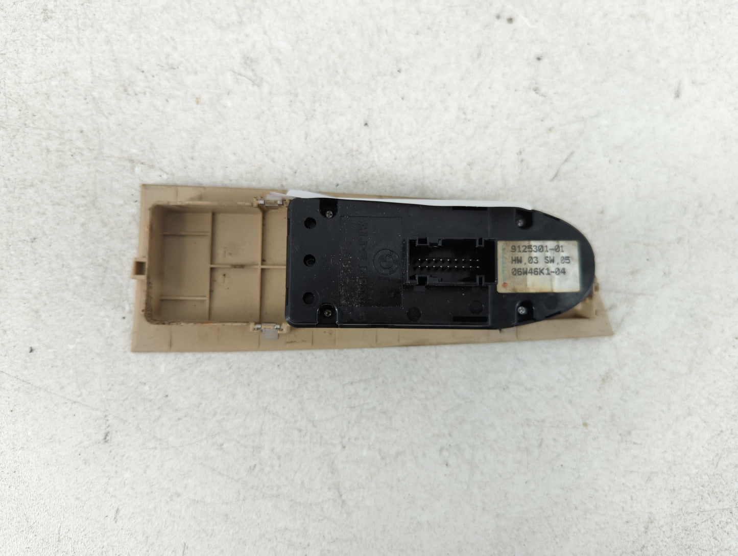 2007-2012 Bmw 328i Master Power Window Switch Replacement Driver Side Left P/N:9125301-01 Fits OEM Used Auto Parts - Oemused