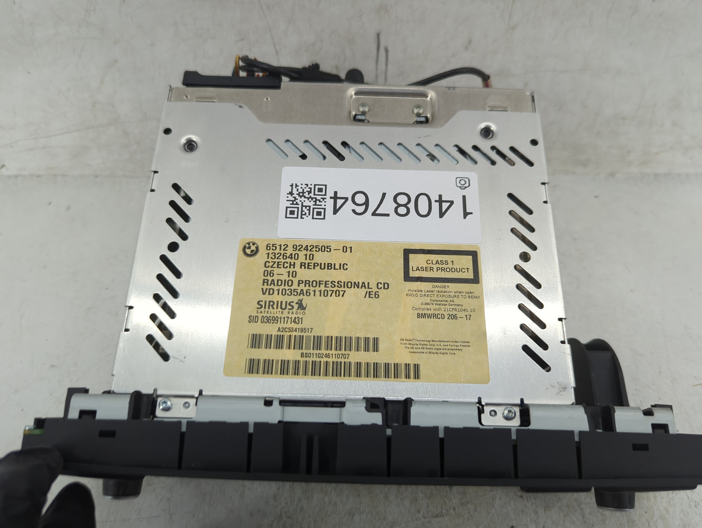 2010-2013 Bmw 328i Radio AM FM Cd Player Receiver Replacement P/N:132640-10 Fits Fits 2010 2011 2012 2013 2014 2015 2016 OEM