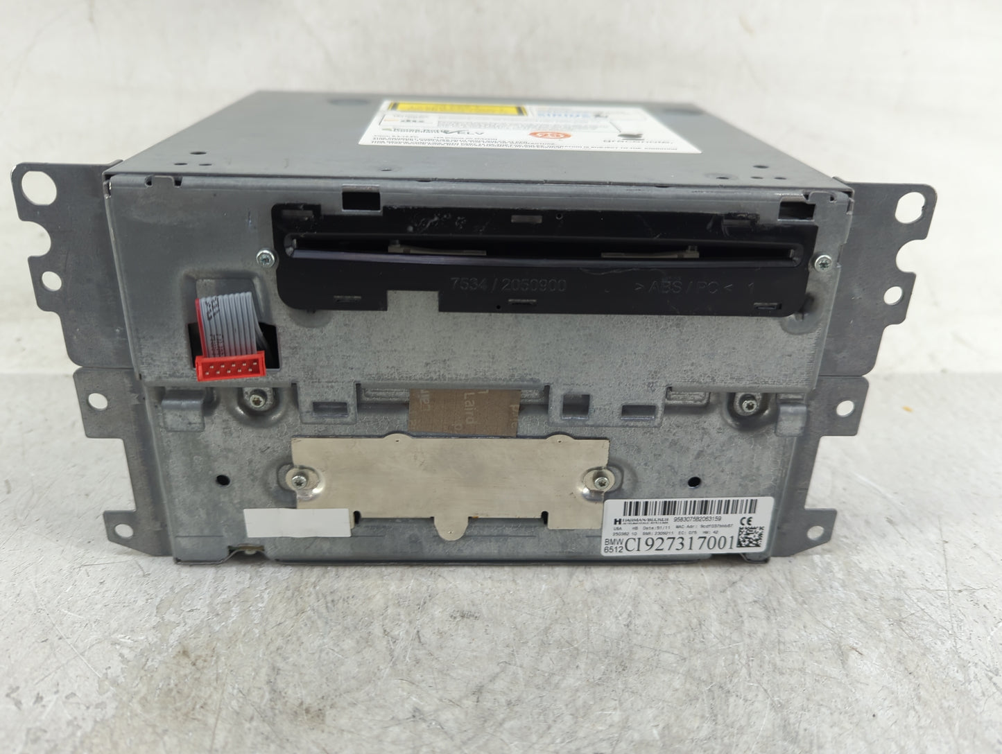 2011 Bmw 328i Radio AM FM Cd Player Receiver Replacement P/N:927317001 Fits OEM Used Auto Parts - Oemusedautoparts1.com