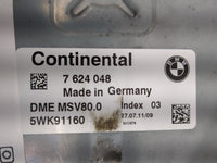 2011-2013 Bmw 328i PCM Engine Control Computer ECU ECM PCU OEM P/N:7624048 Fits Fits 2010 2011 2012 2013 OEM Used Auto Parts