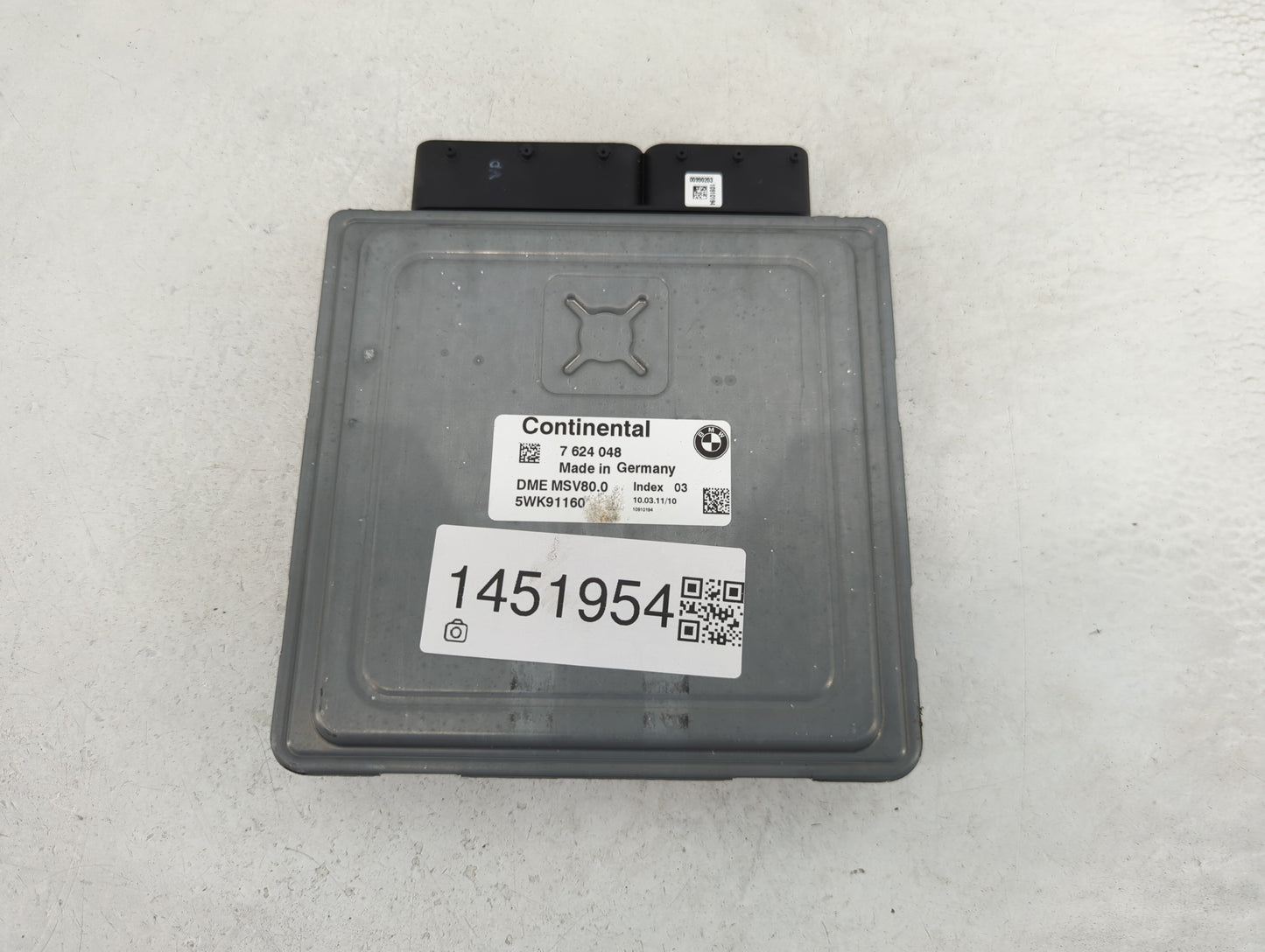 2011-2012 Bmw 328i PCM Engine Control Computer ECU ECM PCU OEM P/N:5WK91160 7 624 048 Fits Fits 2011 2012 2013 OEM Used Auto