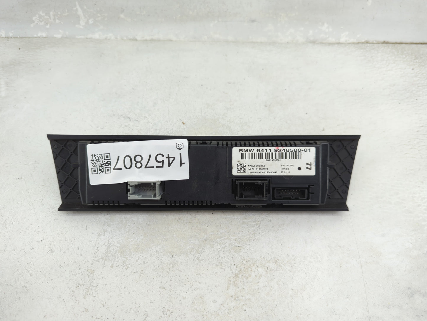 2010-2012 Bmw 328i Climate Control Module Temperature AC/Heater Replacement P/N:9248580-01 Fits Fits 2010 2011 2012 2013 201