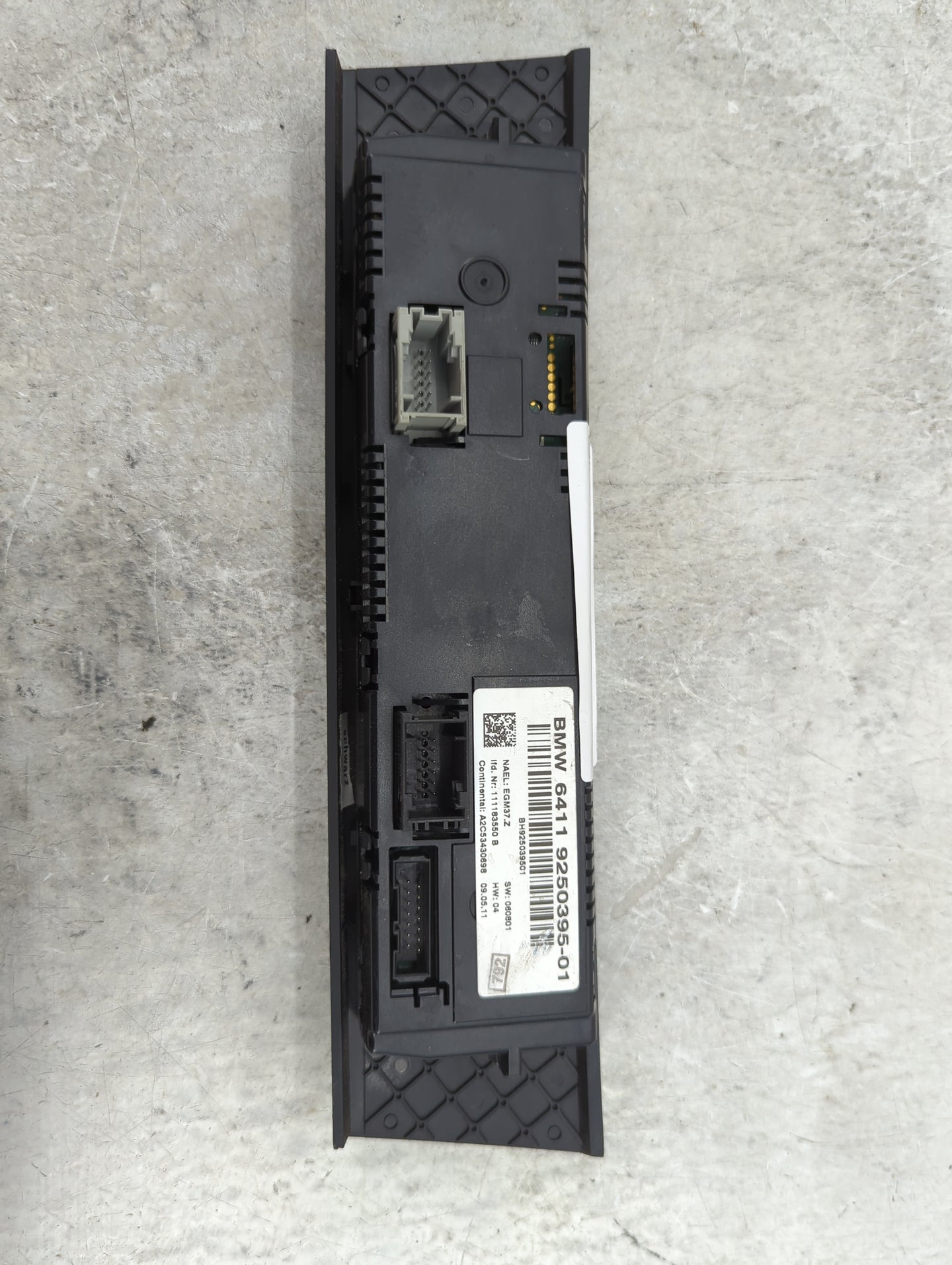 2011-2013 Bmw 328i Climate Control Module Temperature AC/Heater Replacement P/N:9250395-01 Fits Fits 2011 2012 2013 OEM Used