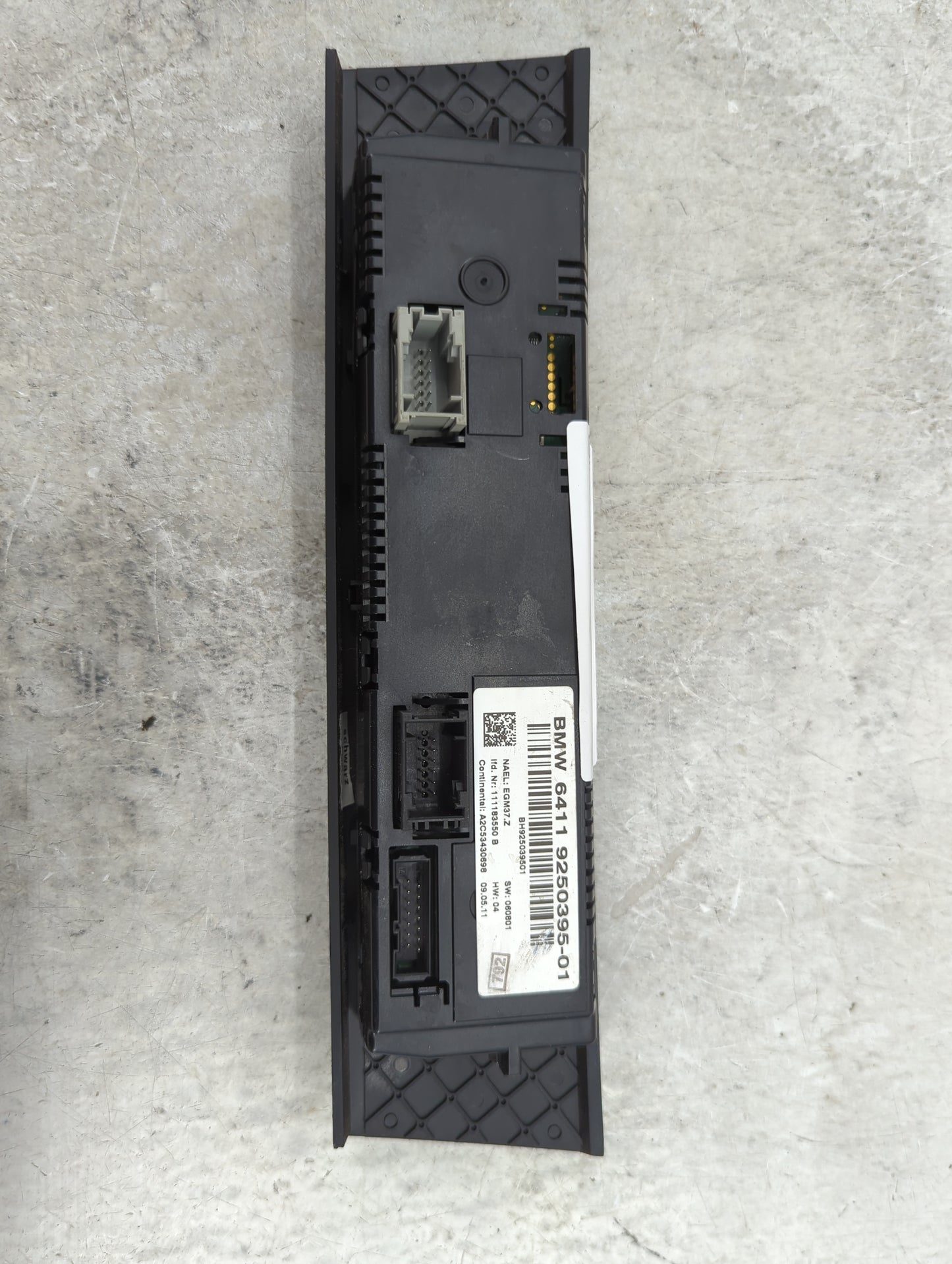 2011-2013 Bmw 328i Climate Control Module Temperature AC/Heater Replacement P/N:9250395-01 Fits Fits 2011 2012 2013 OEM Used