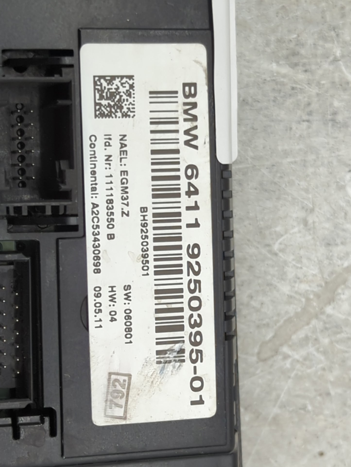 2011-2013 Bmw 328i Climate Control Module Temperature AC/Heater Replacement P/N:9250395-01 Fits Fits 2011 2012 2013 OEM Used