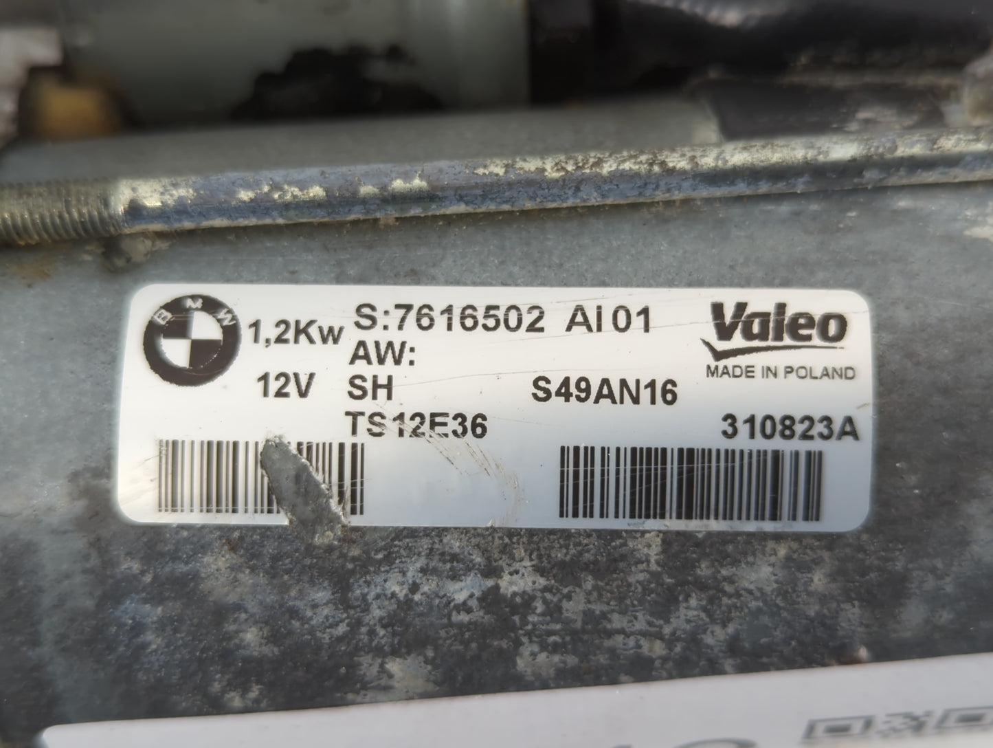 2011-2013 Bmw 328i Car Starter Motor Solenoid OEM P/N:G199890A DLG17922N Fits Fits 2011 2012 2013 2014 2015 2016 OEM Used Au