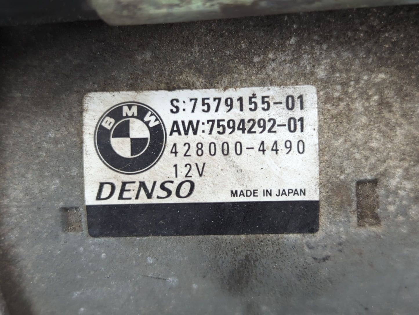 2011-2013 Bmw 328i Car Starter Motor Solenoid OEM P/N:728000-4490 Fits Fits 2011 2012 2013 2014 2015 2016 OEM Used Auto Part