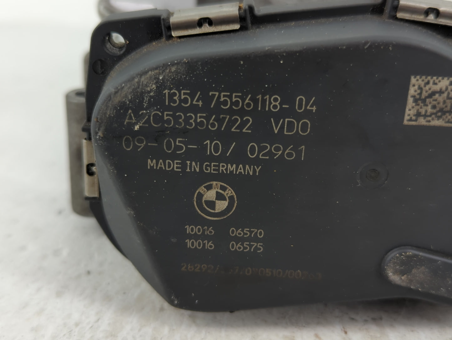 2007-2013 Bmw 328i Throttle Body P/N:A2C53356722 1354 7556118-04 Fits Fits 2007 2008 2009 2010 2011 2012 2013 OEM Used Auto 