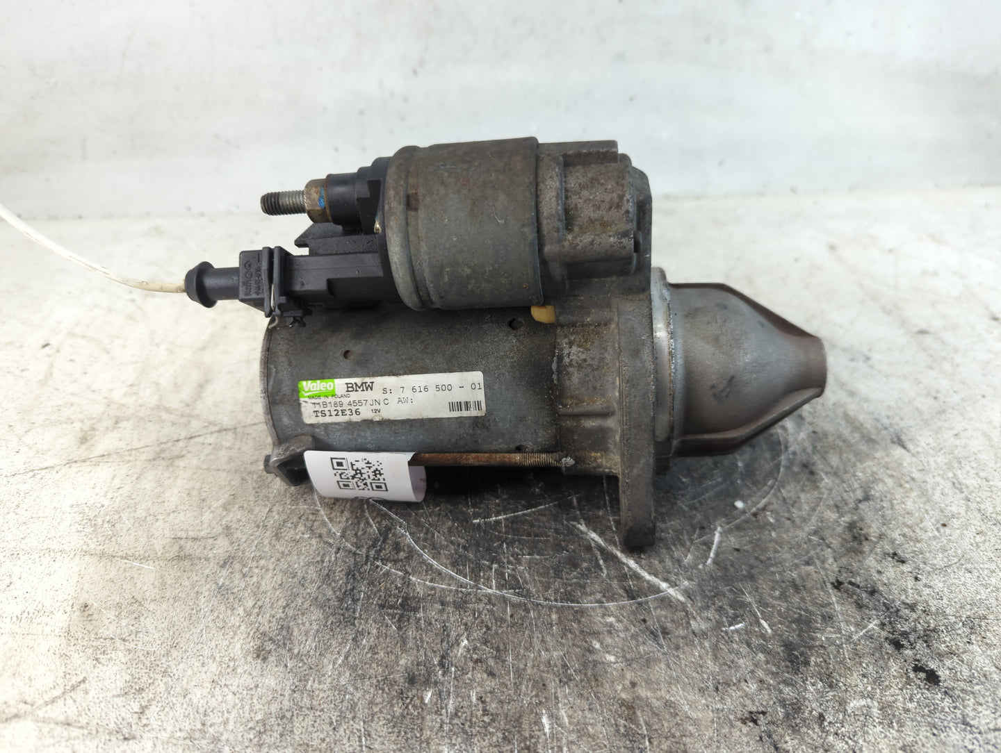 2011-2013 Bmw 328i Car Starter Motor Solenoid OEM P/N:TS12E36 7 616 500-01 Fits Fits 2011 2012 2013 2014 2015 2016 OEM Used 