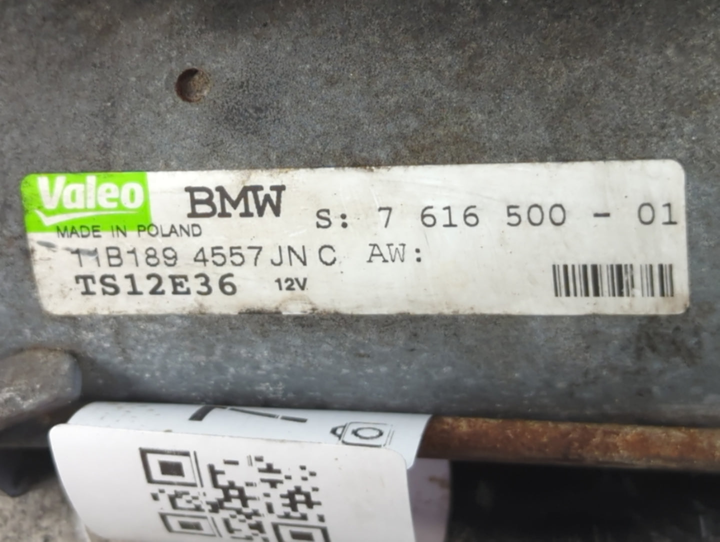 2011-2013 Bmw 328i Car Starter Motor Solenoid OEM P/N:TS12E36 7 616 500-01 Fits Fits 2011 2012 2013 2014 2015 2016 OEM Used 