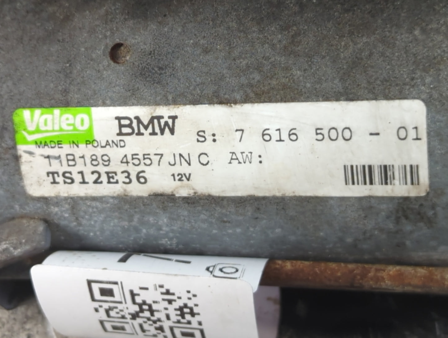 2011-2013 Bmw 328i Car Starter Motor Solenoid OEM P/N:TS12E36 7 616 500-01 Fits Fits 2011 2012 2013 2014 2015 2016 OEM Used 