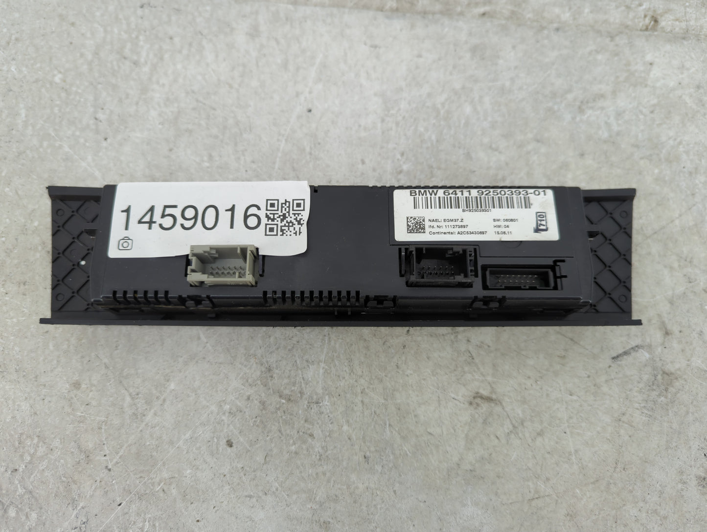 2010-2011 Bmw 335i Climate Control Module Temperature AC/Heater Replacement P/N:9250393-01 Fits Fits 2010 2011 2012 2013 201