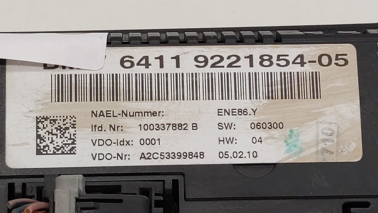 2011-2013 Bmw 335i Climate Control Module Temperature AC/Heater Replacement P/N:9221854 9263302-01 Fits Fits 2011 2012 2013 