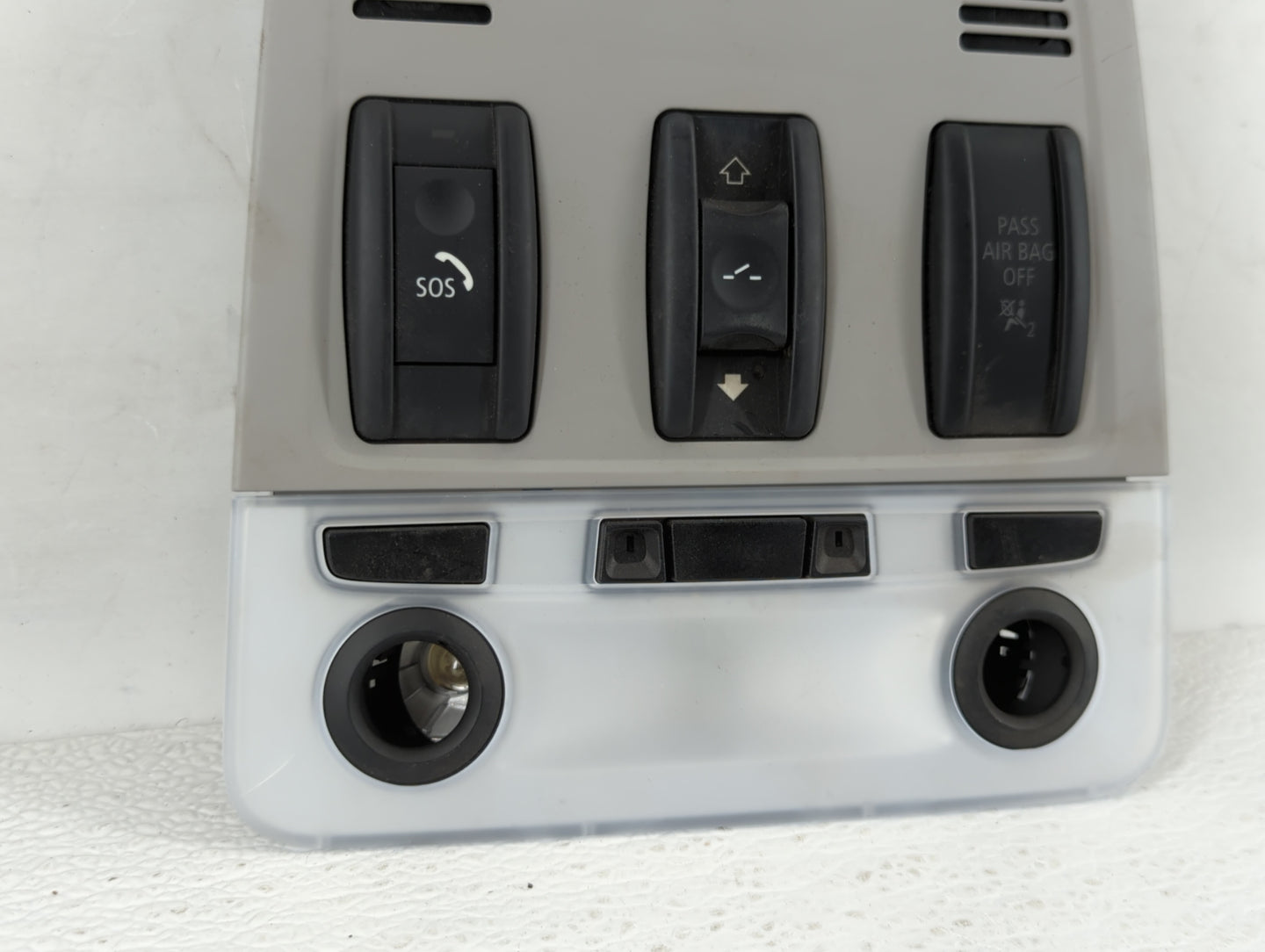 2011 Bmw 335i Overhead Roof Console Grey - Oemusedautoparts1.com