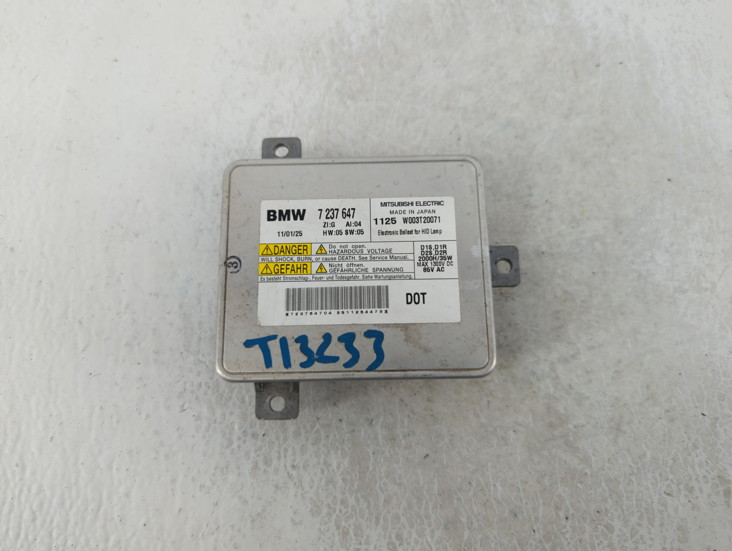 2011-2013 Bmw 335i Headlight Ballast Head Light - Oemusedautoparts1.com