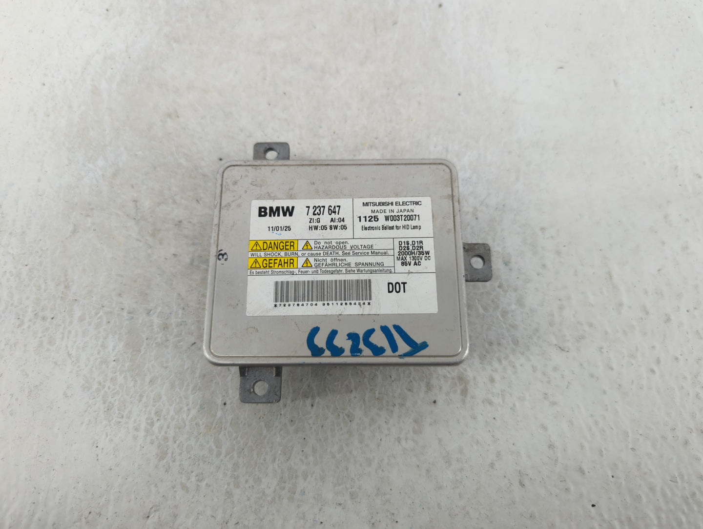 2011-2011 Bmw 335i Headlight Ballast Head Light - Oemusedautoparts1.com