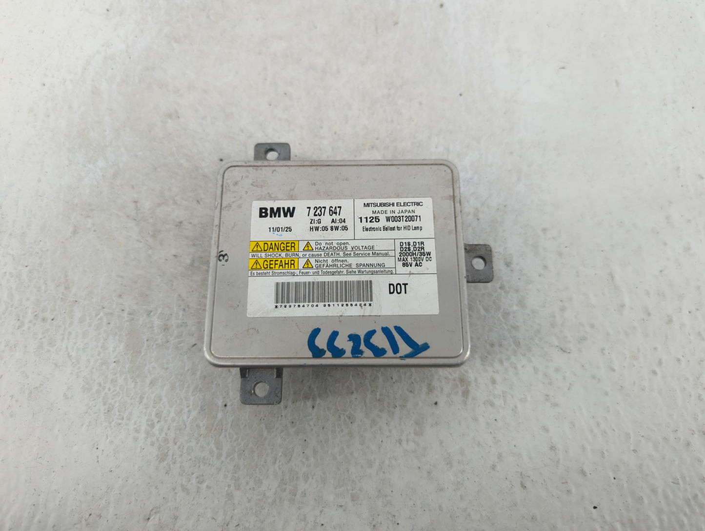 2011-2011 Bmw 335i Headlight Ballast Head Light - Oemusedautoparts1.com