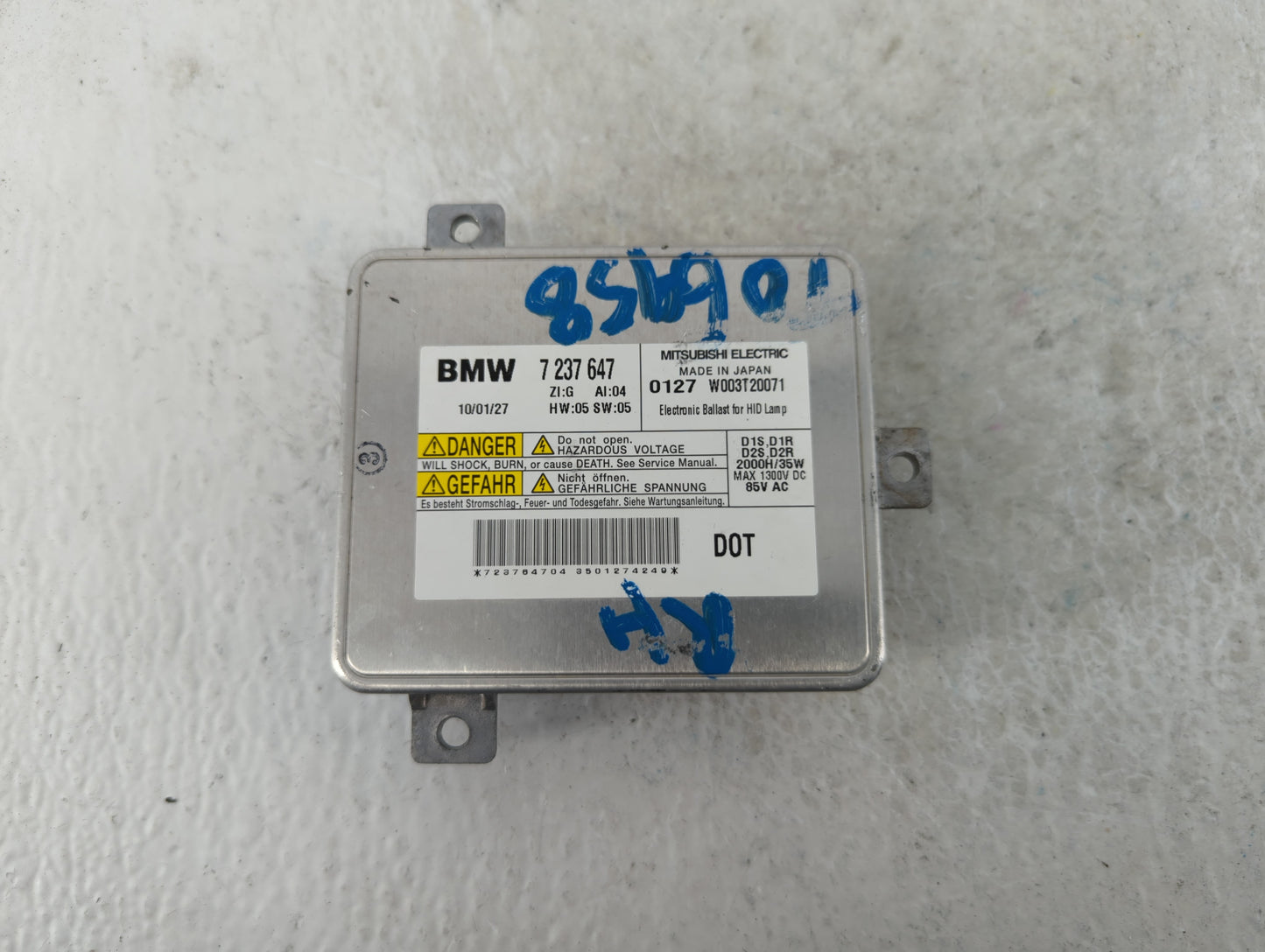 2011-2013 Bmw 335i Headlight Ballast Head Light - Oemusedautoparts1.com