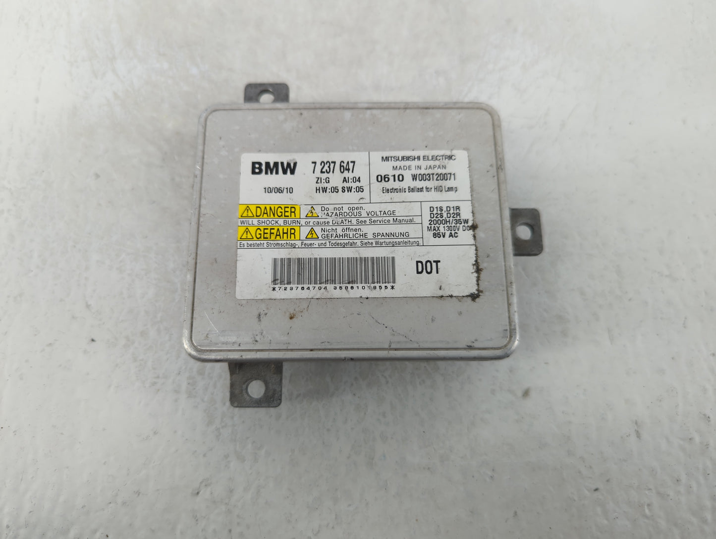 2011-2013 Bmw 335i Headlight Ballast Head Light - Oemusedautoparts1.com
