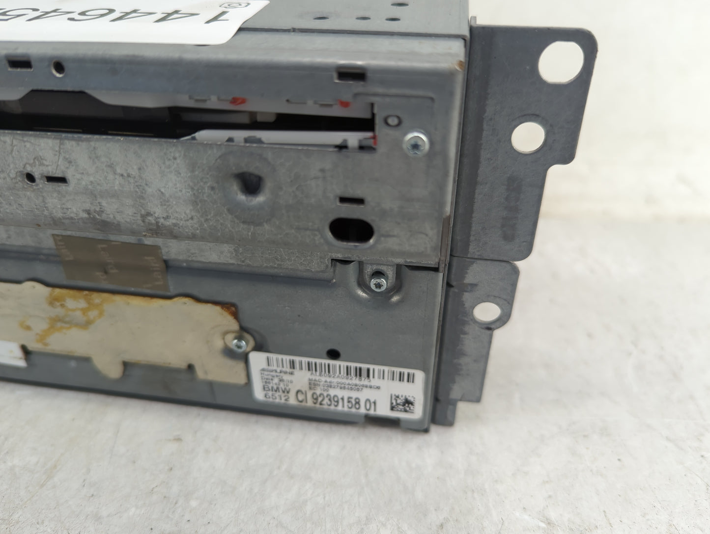 2011-2012 Bmw 528 Radio AM FM Cd Player Receiver Replacement P/N:9239158 ALB092A0927875 Fits Fits 2010 2011 2012 OEM Used Au