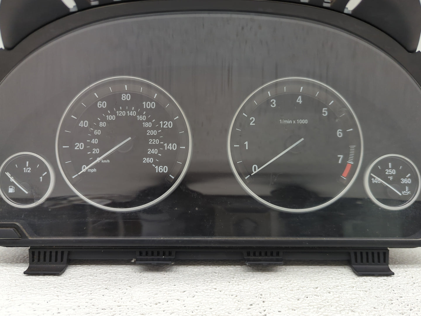 2011 Bmw 528 Instrument Cluster Speedometer Gauges P/N:9249343-01 2119945-06, 258115 11 Fits OEM Used Auto Parts - Oemusedau