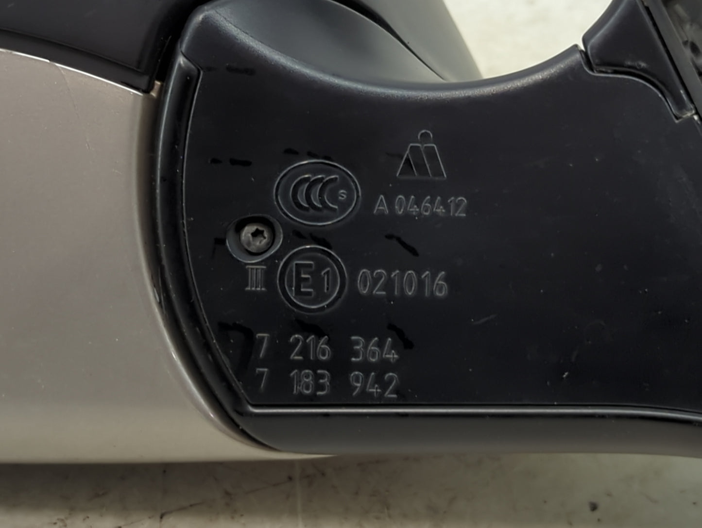 2011-2012 Bmw 528 Driver Side View Mirror - Left Door Mirror OEM Used - Oemusedautoparts1.com