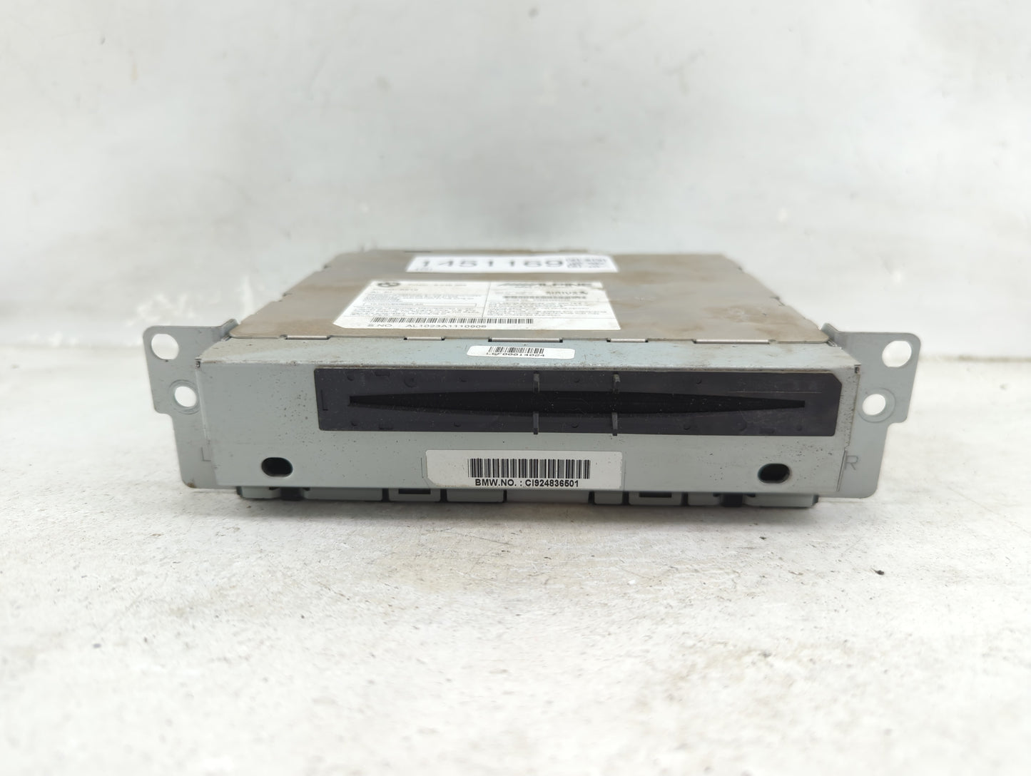 2011-2012 Bmw 528i Radio AM FM Cd Player Receiver Replacement P/N:9248365 CI924836501, AL1023A1110906 Fits Fits 2011 2012 OE