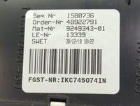 2011 Bmw 528i Instrument Cluster Speedometer Gauges P/N:9249343-01 1000084240, 2119945-06 Miles:81K Fits OEM Used Auto Parts