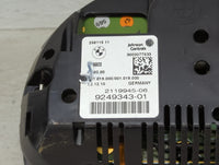 2011 Bmw 528i Instrument Cluster Speedometer Gauges P/N:9249343-01 Miles: Fits OEM Used Auto Parts - Oemusedautoparts1.com