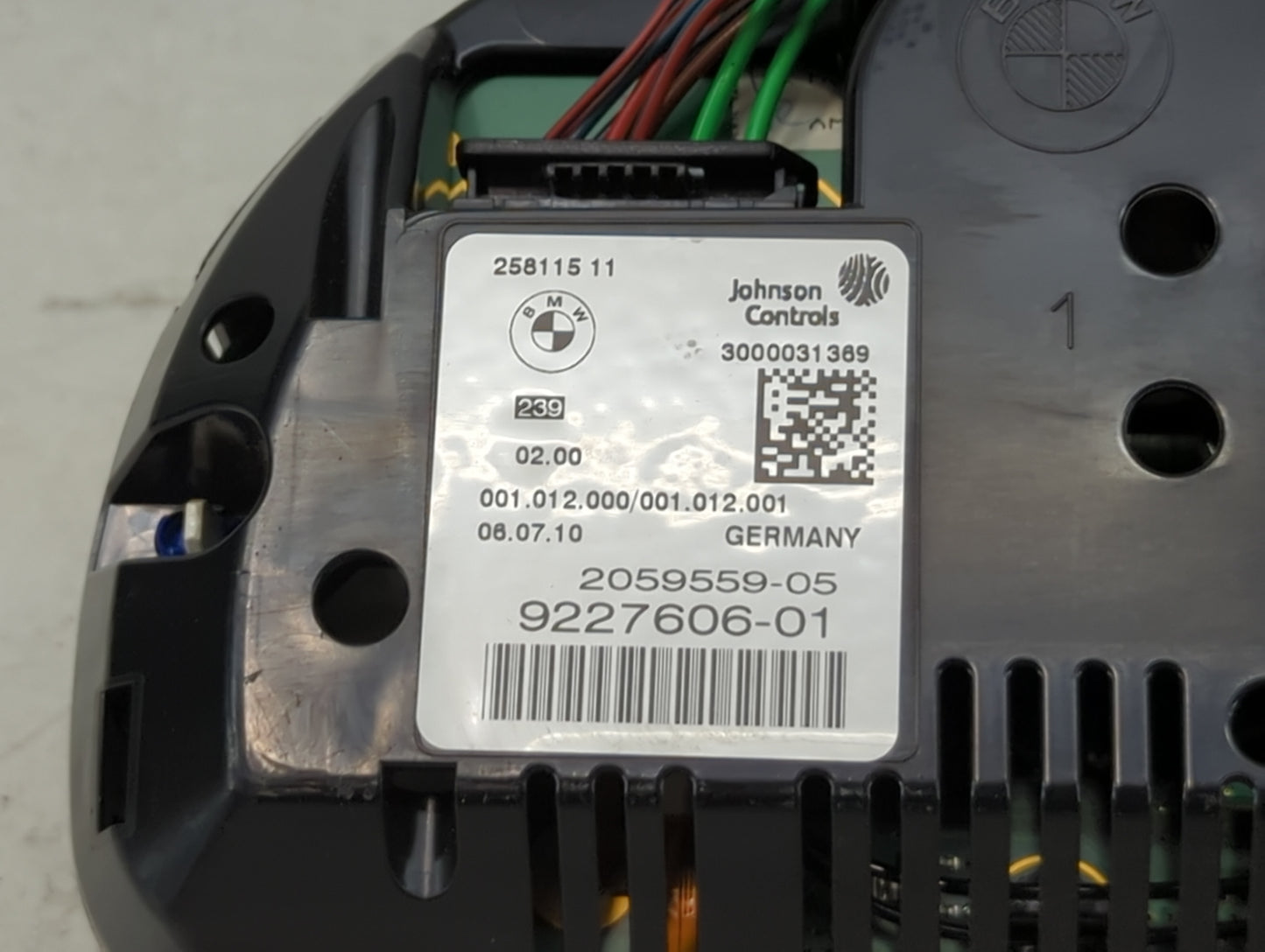 2011 Bmw 528i Instrument Cluster Speedometer Gauges P/N:9227606-01 Miles: Fits OEM Used Auto Parts - Oemusedautoparts1.com