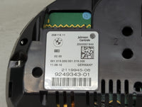 2011 Bmw 528i Instrument Cluster Speedometer Gauges P/N:9249343-01 Miles: Fits OEM Used Auto Parts - Oemusedautoparts1.com