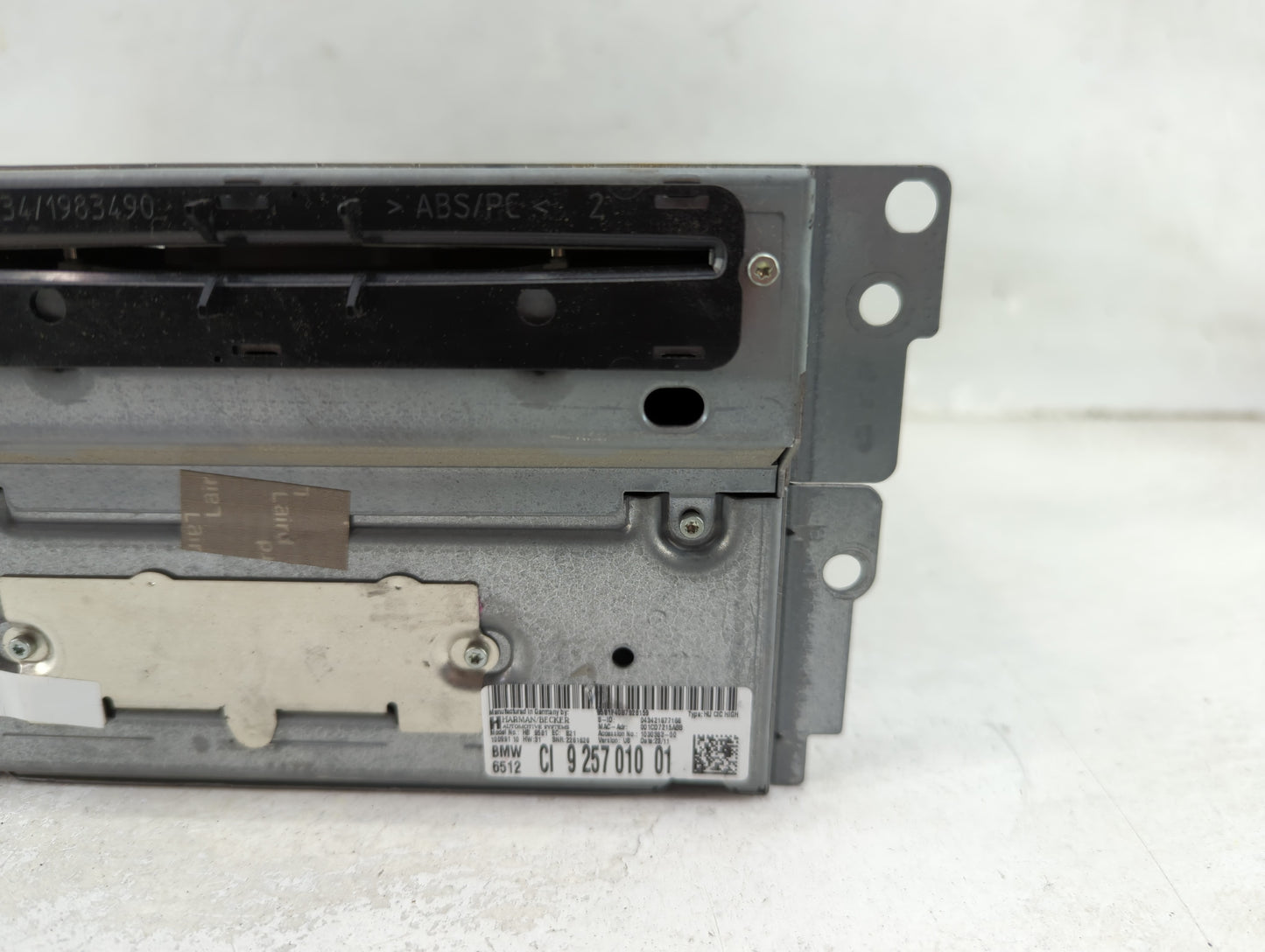 2011-2012 Bmw 528i Radio AM FM Cd Player Receiver Replacement P/N:CI9 257 010 01 CI 9 257 010 01 Fits Fits 2010 2011 2012 OE