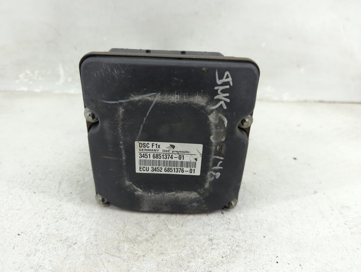 2011-2012 Bmw 528i Anti-Lock Brake ABS Pump Module Actuator OEM P/N:6851376-01 Fits Fits 2011 2012 OEM Used Auto Parts - Oem
